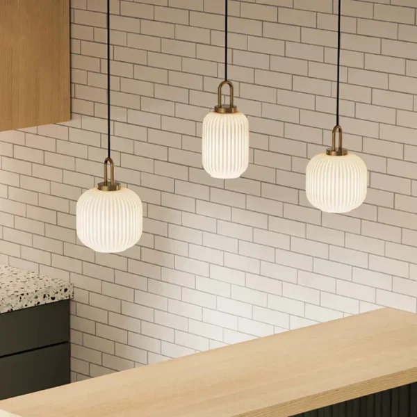 Glass Pendant Light Japanese pendant Lamp Design Deco Nordic Led Hanging Light Fixtures Bedroom Modern Luminaire Suspension lamp - Image 2