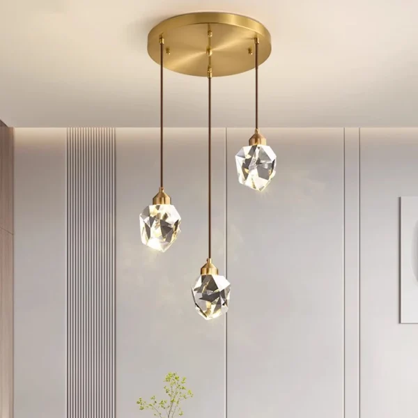 Modern Crystal stair chandelier lights indoor lighting Ceiling lamp hanging light led Chandeliers for living room indoor lightin - Image 4