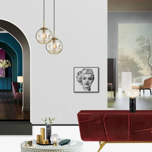 Modern Pendant Lamps Led Glass Ball New Designer Nordic Suspension Hanging Indoor Decor Restaurant Hallway Lighting Gray Light - Image 4