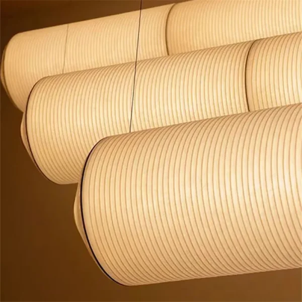 Horizontal Pendant lamp Japanese Design Pendant light Living Room Bedroom vintage Chandelier - Image 6