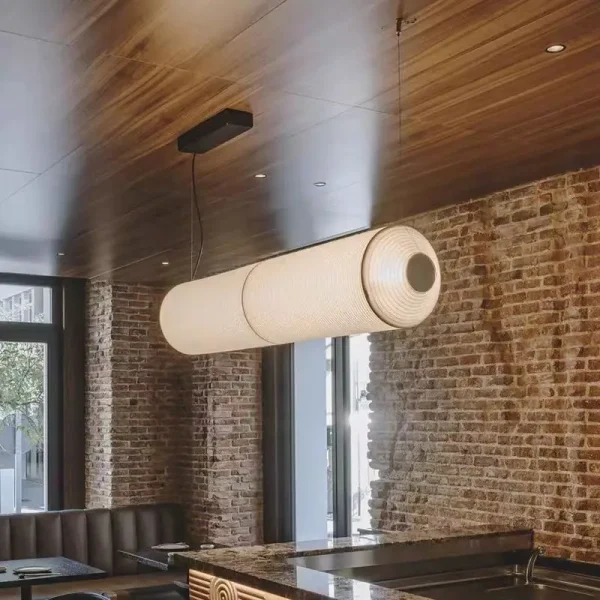 Horizontal Pendant lamp Japanese Design Pendant light Living Room Bedroom vintage Chandelier - Image 4
