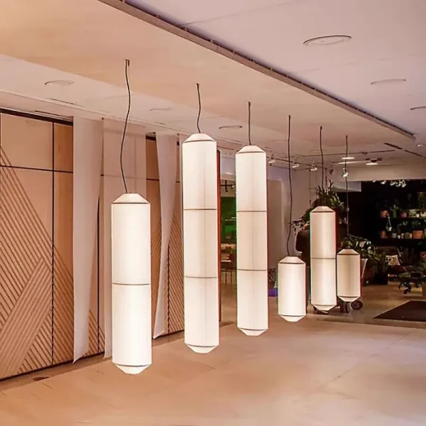 Horizontal Pendant lamp Japanese Design Pendant light Living Room Bedroom vintage Chandelier - Image 2